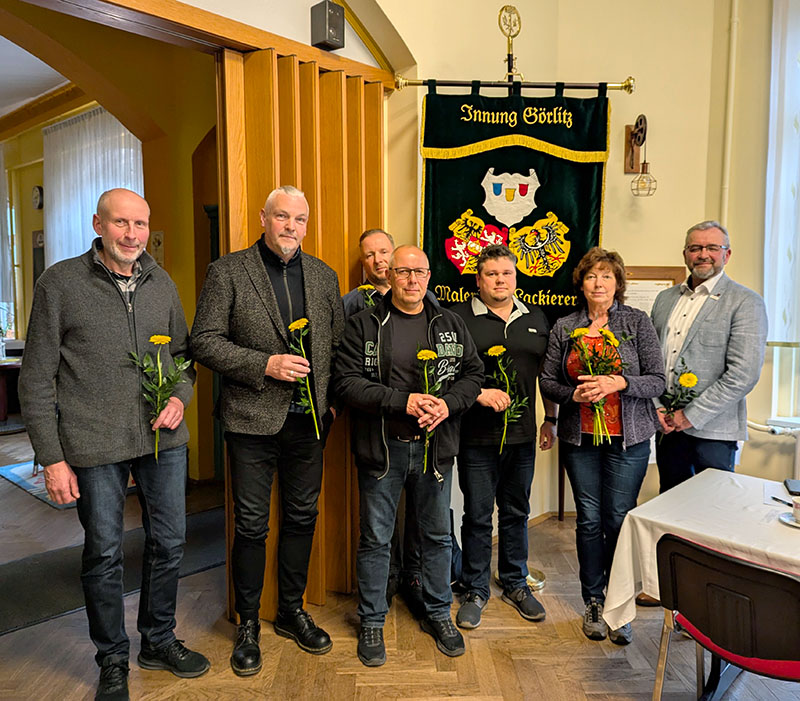 Innungsobermeister, Stellv. Obermeister und Vorstand